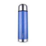 Thermo Tough | Double Wall Steel Water Bottle | Hot or Cold for 24 Hours Flask | Royal Blue | 1000 ML