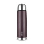 Thermo Tough | Double Wall Steel Water Bottle | Hot or Cold for 24 Hours Flask | Cola Brown | 1000 ML