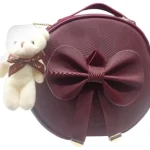 Ladies Maroon Plain Shoulder Bag