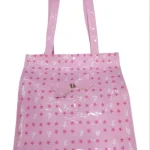 Ladies Pink Printed Shoulder Bag