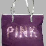 Purple Shopping Hand Bag
