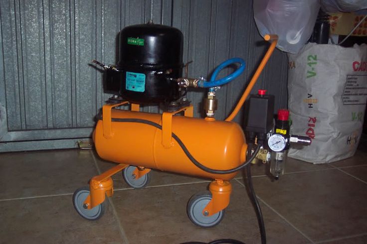 COMPRESOR CASERO PARA AEROGRAFO