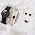 Conjunto de Relógio e Bijuterias – Relógio Branco com Pulseira de Coração Conjunto de Relógio e Bijuterias - Relógio Branco com Pulseira de Coração