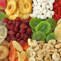 Mix of dried fruits