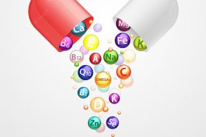 Premium Vector _ Vitamin complex pharmaceutical capsule vector realistic illustration Premium Vector _ Vitamin complex pharmaceutical capsule vector realistic illustration