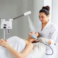 Pro Barber Shop Facial Steamer Stand Ozone & Aroma Steam Beauty Salon Spa Clean Pro Barber Shop Facial Steamer Stand Ozone & Aroma Steam Beauty Salon Spa Clean