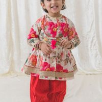 Tiber Taber Girl Angrakha Suit Set Tiber Taber Girl Angrakha Suit Set
