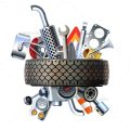 Vector Tire with Truck Spares Vector Tire with Truck Spares