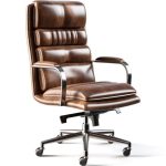 luxury-modern-leather-office-chair-comfortable-elegant-generated-by-ai